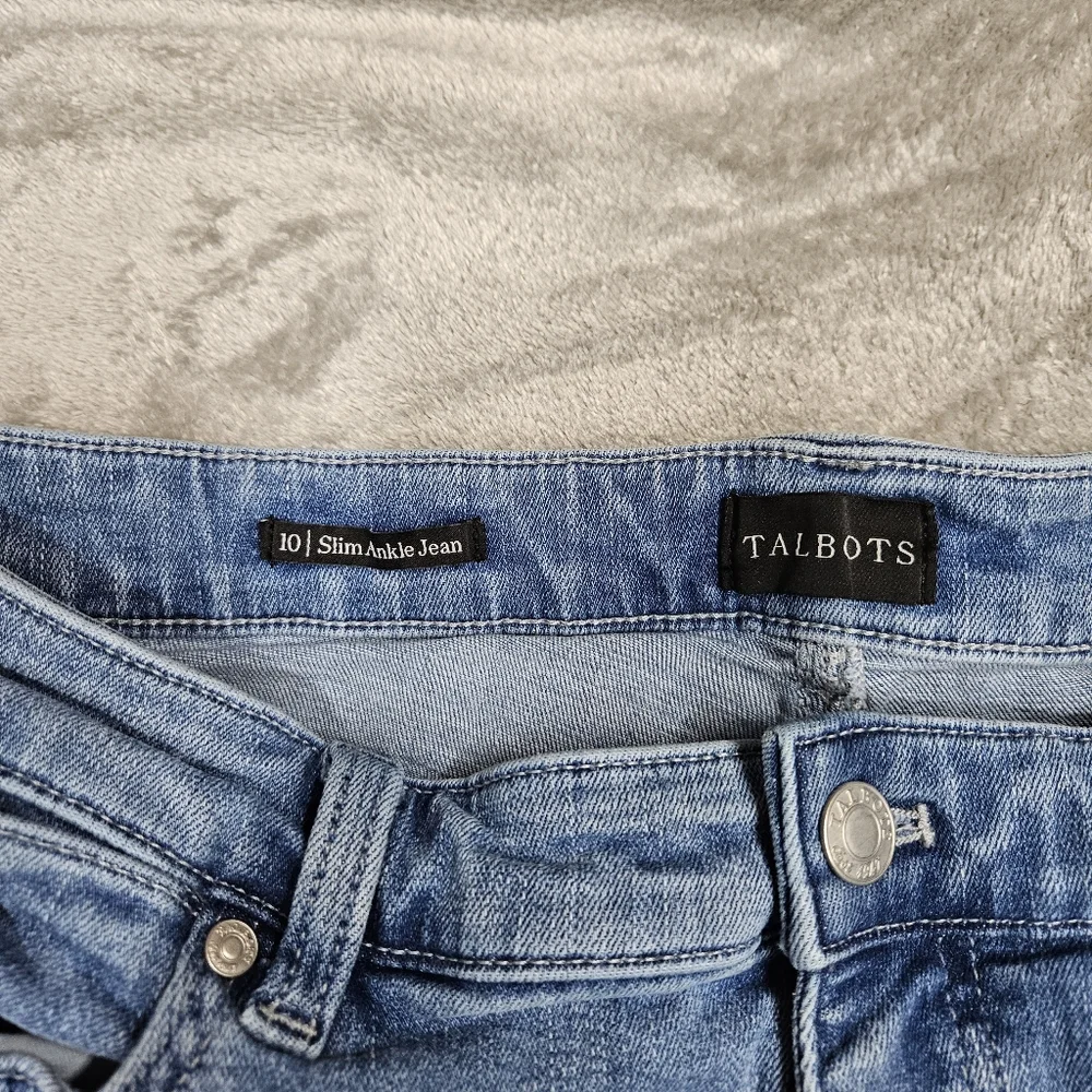 Talbots Slim Ankle Jeans - Size 10 - Excellent Used Condition (EUC)